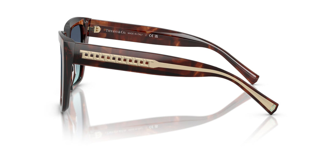 Tiffany 0TF4235 84219S 55 Spotted Brown Havana / Azure Gradient Blue