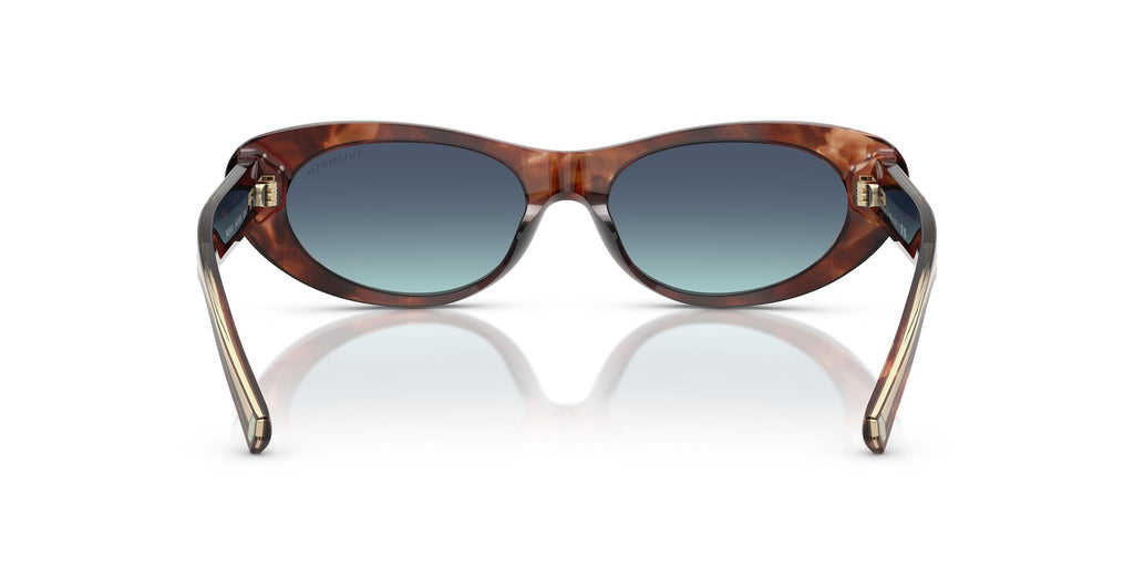 Tiffany 0TF4236U 84219S 55 Spotted Brown Havana / Azure Gradient Blue