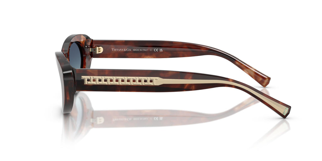Tiffany 0TF4236U 84219S 55 Spotted Brown Havana / Azure Gradient Blue