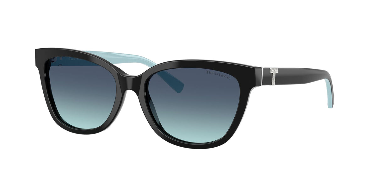 Tiffany 0TF4237BF 80019S 55 Black / Azure Gradient Blue