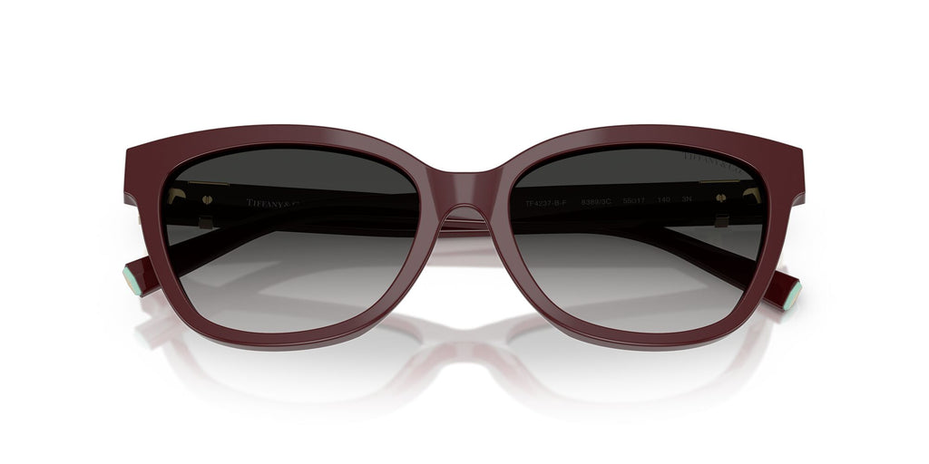 Tiffany 0TF4237BF 83893C 55 Burgundy / Grey Gradient