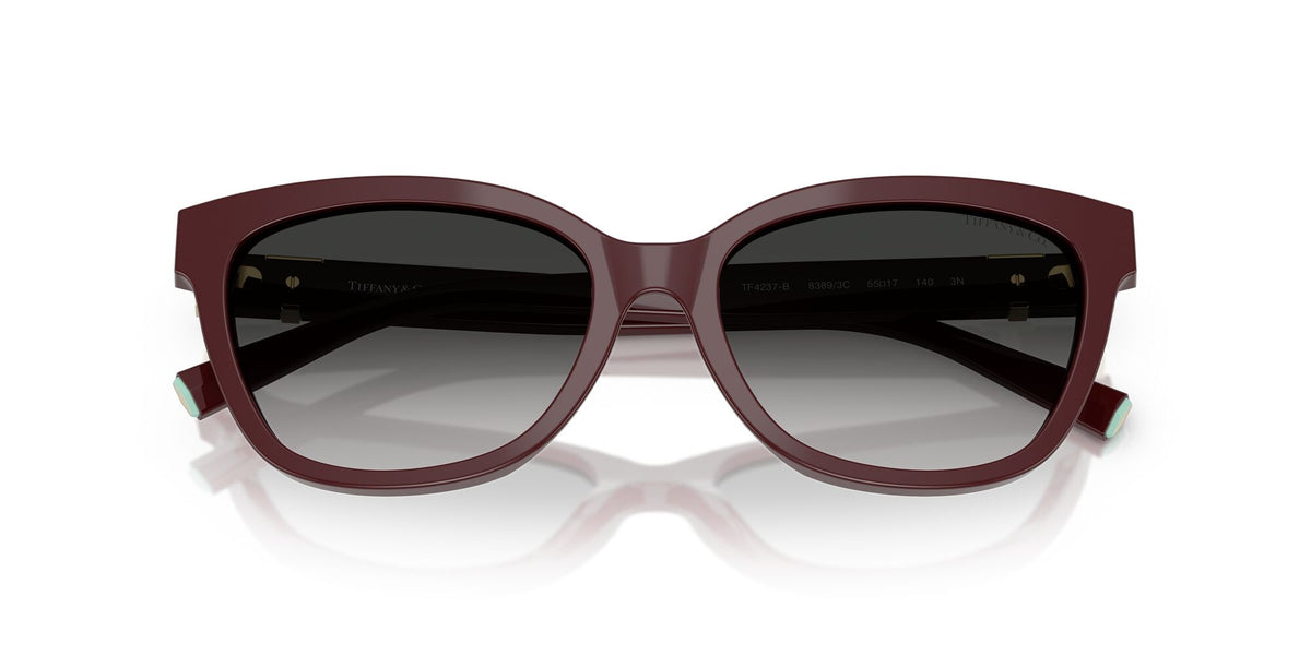 Tiffany 0TF4237B 83893C 55 Burgundy / Grey Gradient
