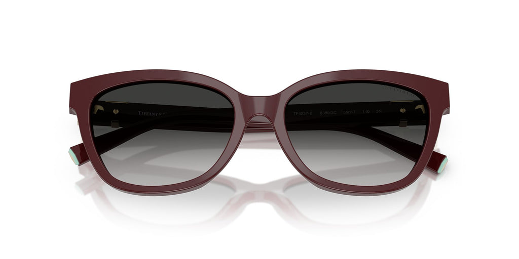 Tiffany 0TF4237B 83893C 55 Burgundy / Grey Gradient