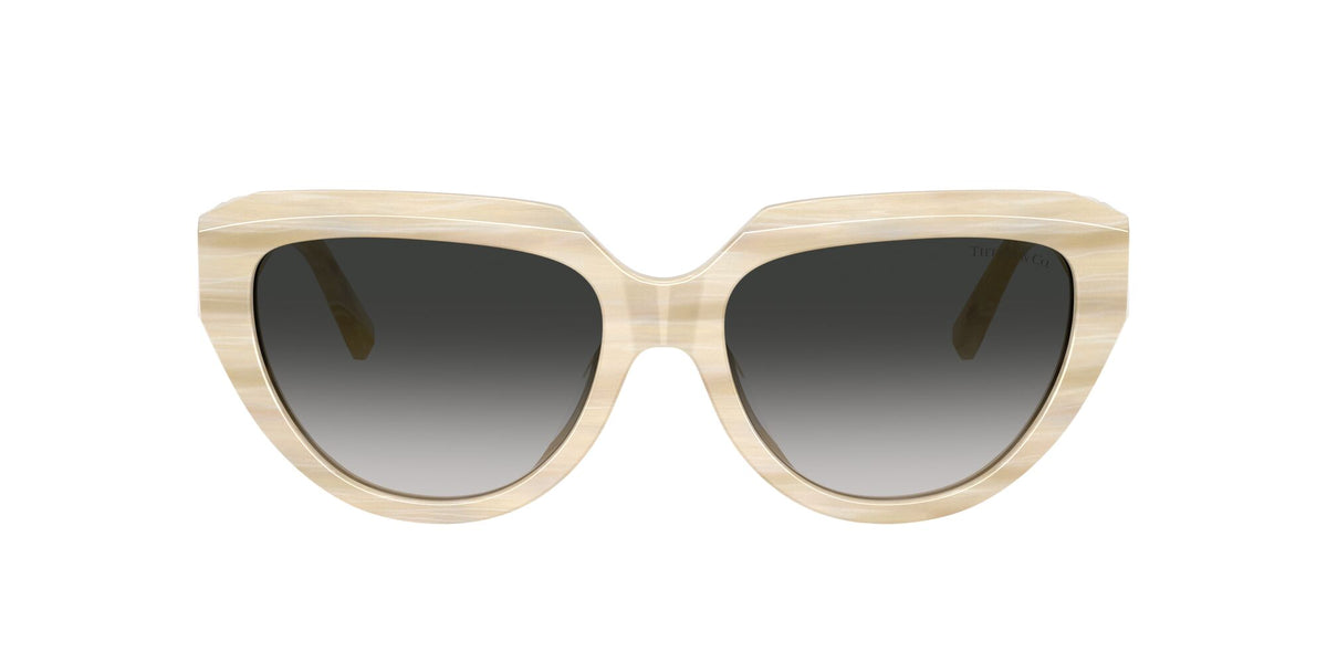 Tiffany 0TF4238U 84313C 55 Striped Ivory / Grey Gradient