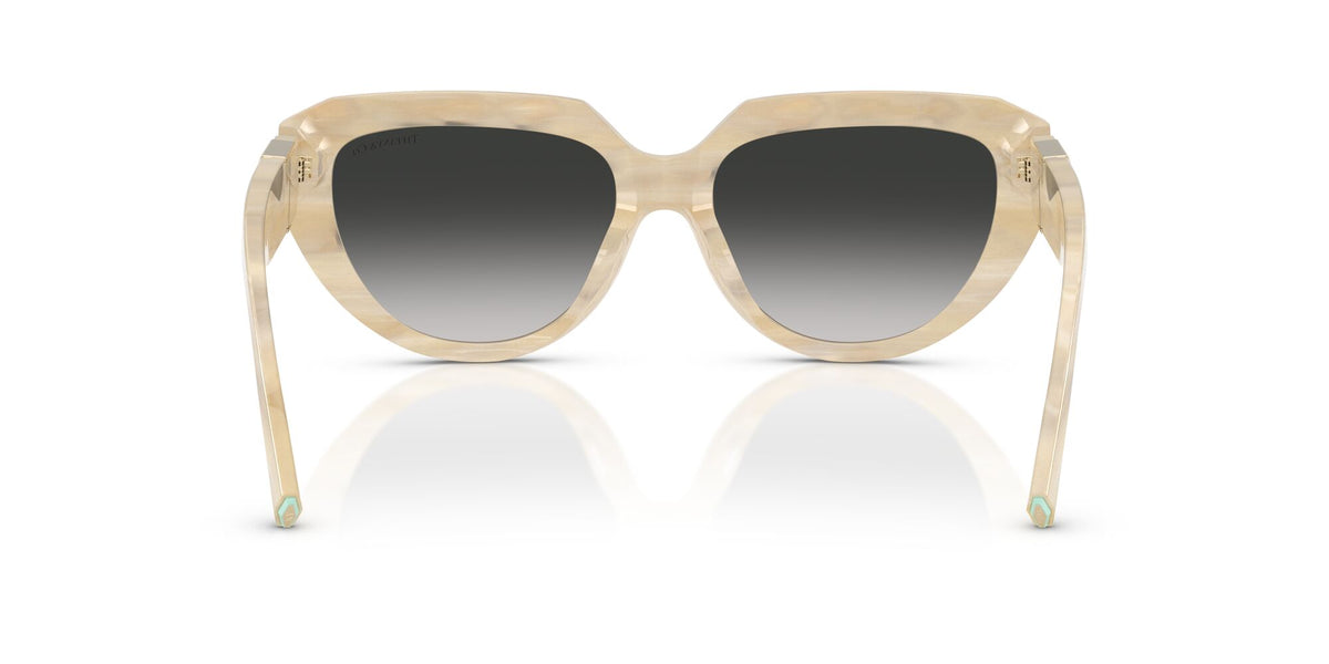 Tiffany 0TF4238U 84313C 55 Striped Ivory / Grey Gradient