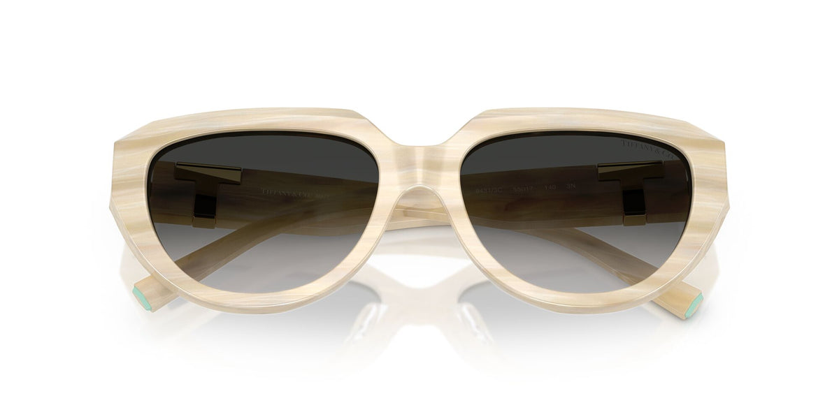 Tiffany 0TF4238U 84313C 55 Striped Ivory / Grey Gradient