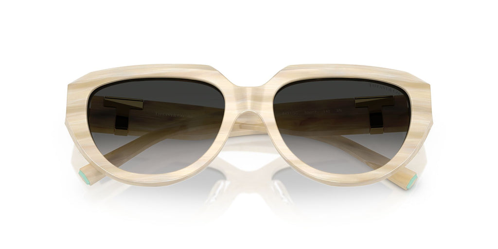 Tiffany 0TF4238U 84313C 55 Striped Ivory / Grey Gradient