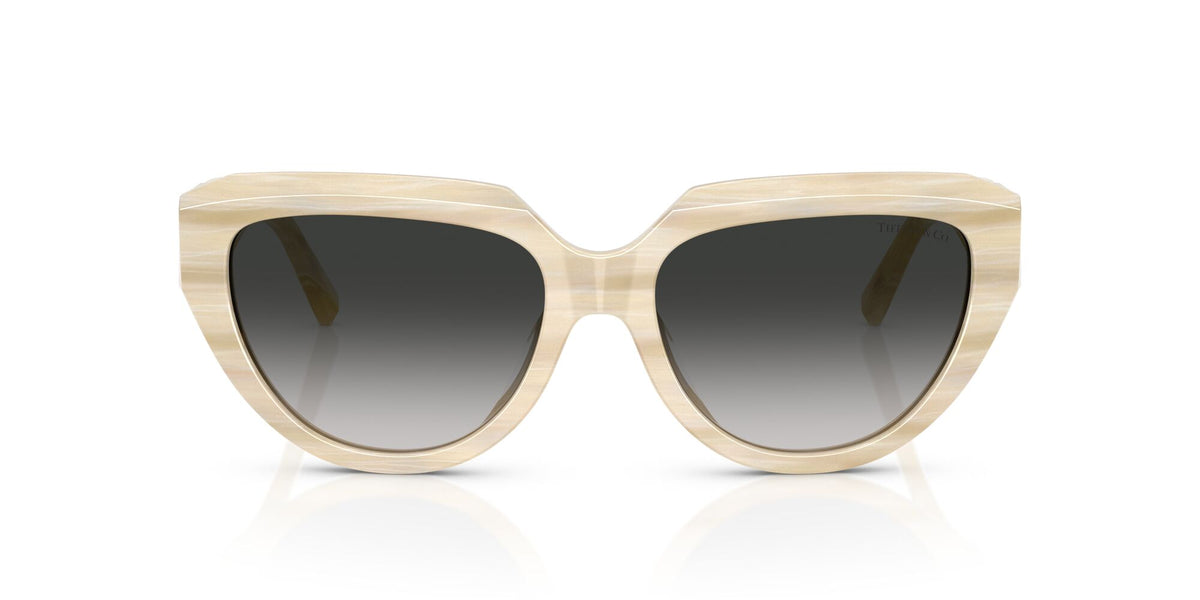 Tiffany 0TF4238U 84313C 55 Striped Ivory / Grey Gradient