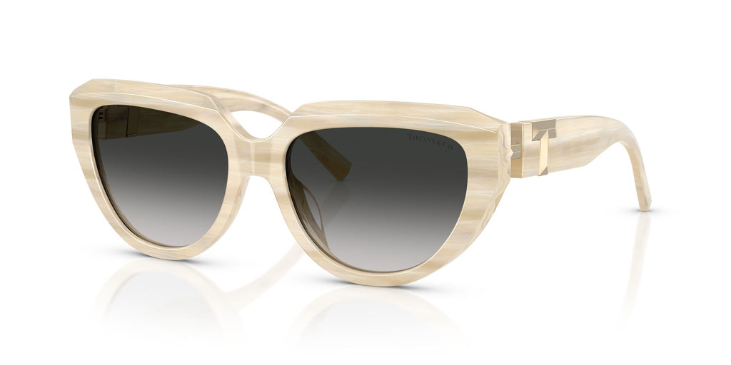 Tiffany 0TF4238U 84313C 55 Striped Ivory / Grey Gradient
