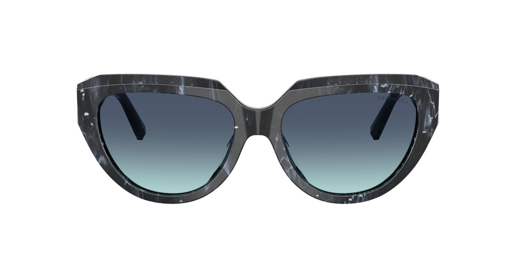 Tiffany 0TF4238U 84349S 55 Striped Black / Azure Gradient Blue