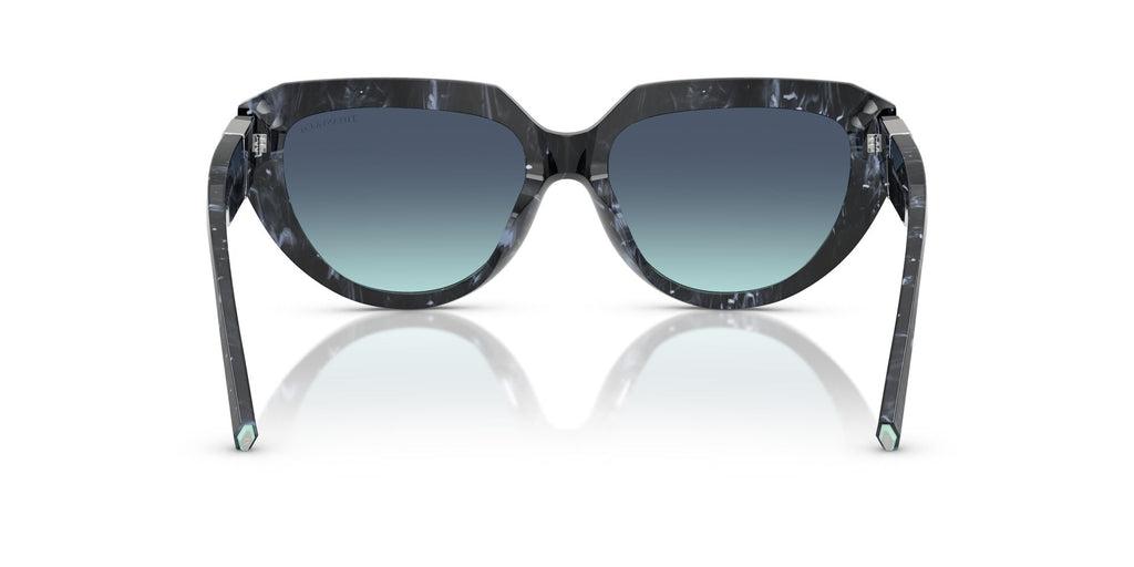 Tiffany 0TF4238U 84349S 55 Striped Black / Azure Gradient Blue