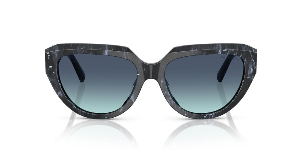 Tiffany 0TF4238U 84349S 55 Striped Black / Azure Gradient Blue