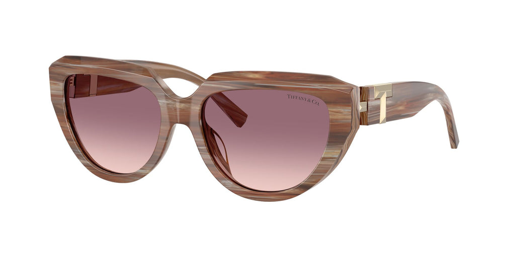 Tiffany 0TF4238U 84358D 55 Striped Topaz / Pink Gradient Violet