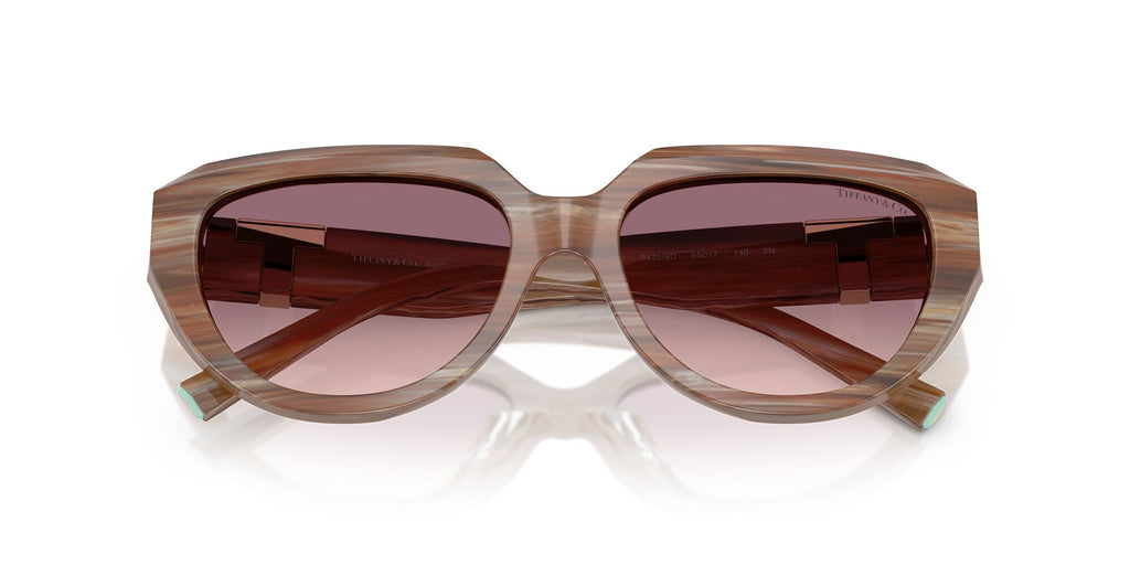 Tiffany 0TF4238U 84358D 55 Striped Topaz / Pink Gradient Violet