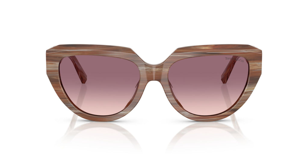 Tiffany 0TF4238U 84358D 55 Striped Topaz / Pink Gradient Violet