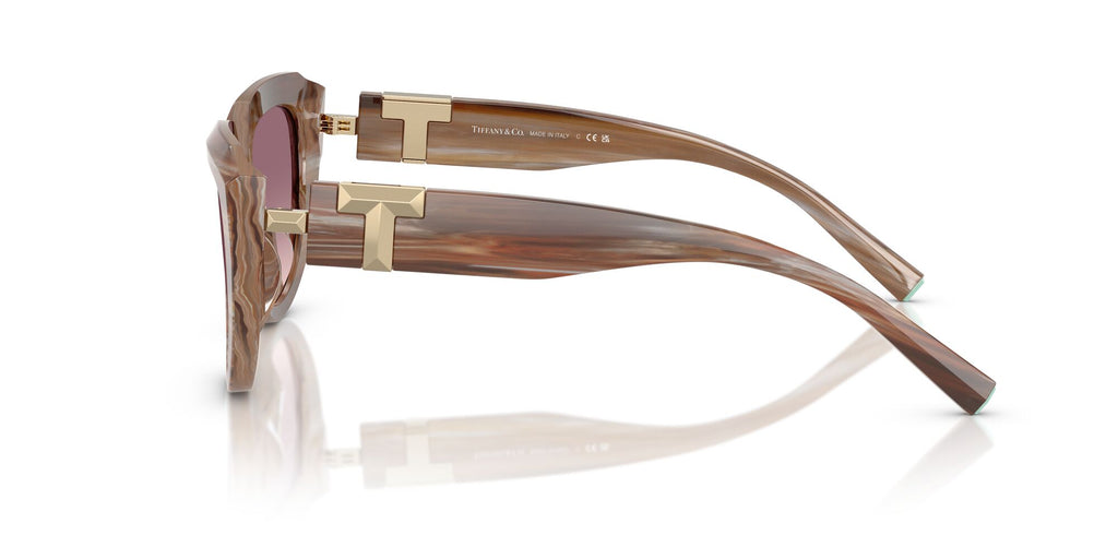 Tiffany 0TF4238U 84358D 55 Striped Topaz / Pink Gradient Violet