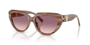 Tiffany 0TF4238U 84358D 55 Striped Topaz / Pink Gradient Violet