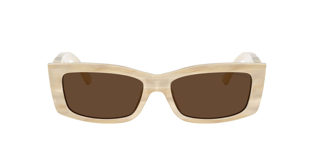 Tiffany 0TF4240U 84313G 54 Striped Ivory / Light Brown