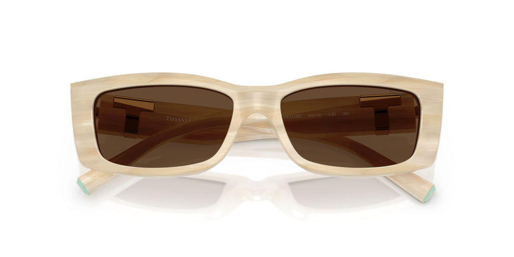 Tiffany 0TF4240U 84313G 54 Striped Ivory / Light Brown