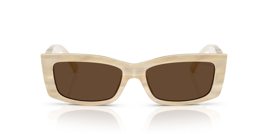 Tiffany 0TF4240U 84313G 54 Striped Ivory / Light Brown