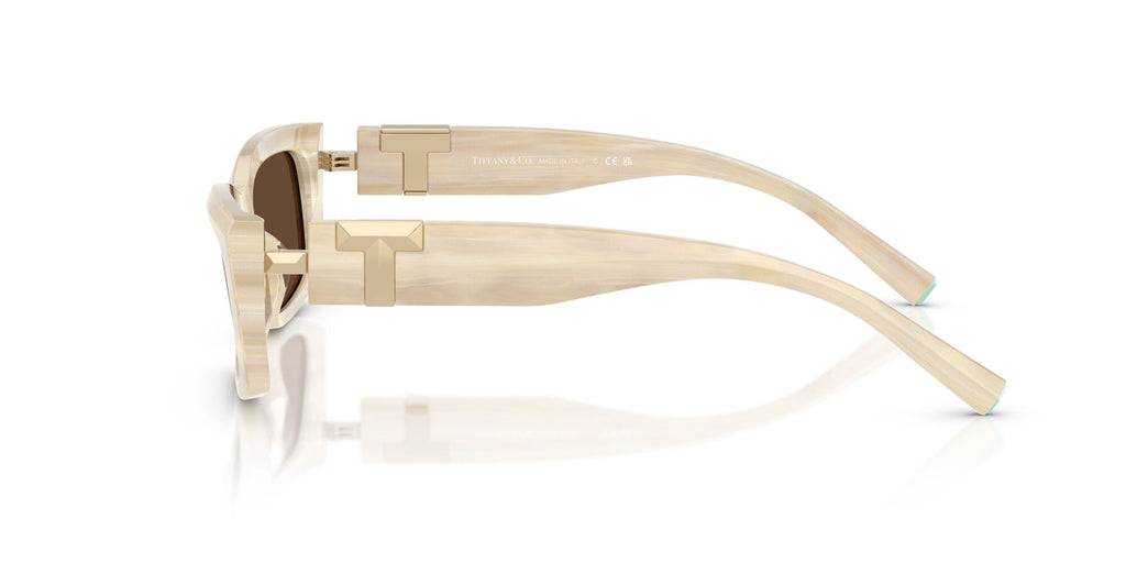 Tiffany 0TF4240U 84313G 54 Striped Ivory / Light Brown