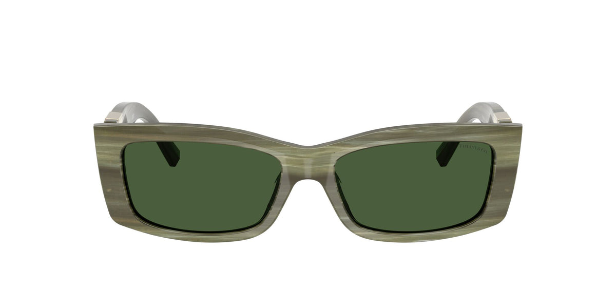 Tiffany 0TF4240U 843371 54 Striped Khaki / Dark Green