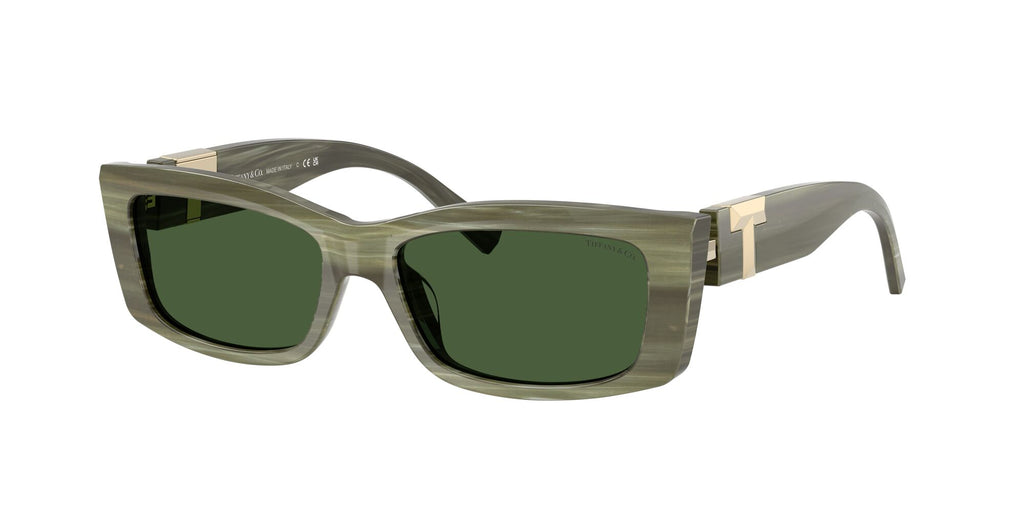 Tiffany 0TF4240U 843371 54 Striped Khaki / Dark Green
