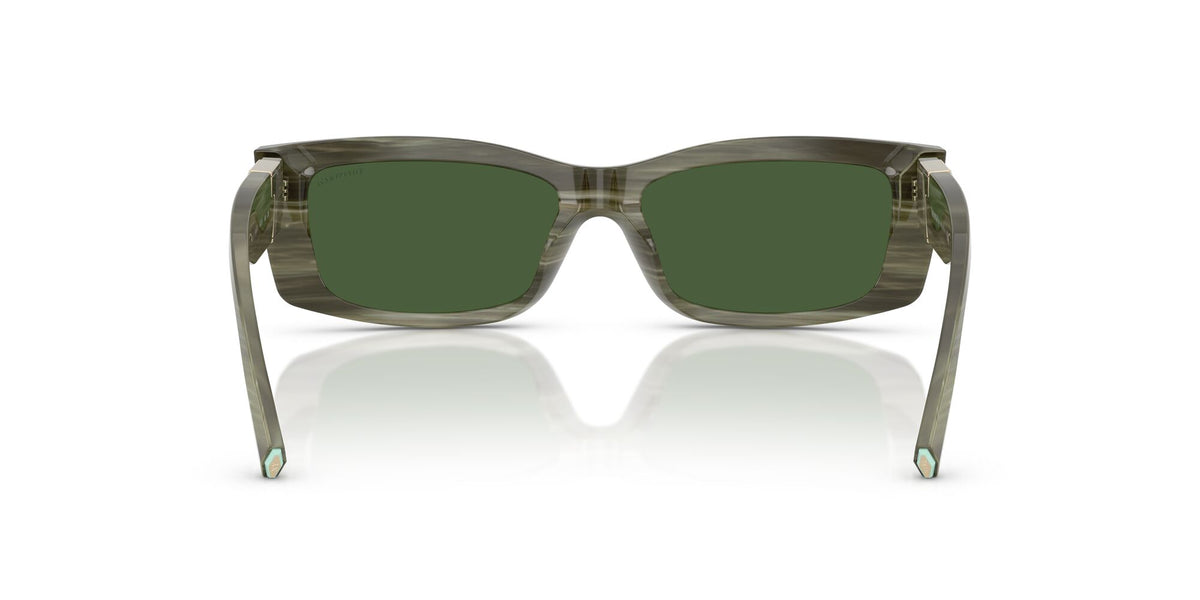 Tiffany 0TF4240U 843371 54 Striped Khaki / Dark Green