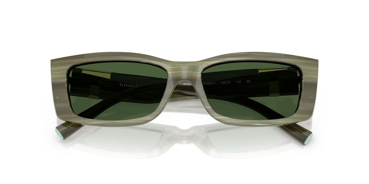 Tiffany 0TF4240U 843371 54 Striped Khaki / Dark Green