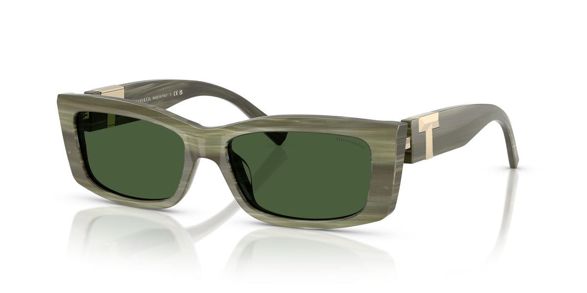 Tiffany 0TF4240U 843371 54 Striped Khaki / Dark Green