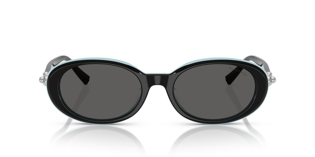 Tiffany 0TF4242D 8055S4 54 Black On Tiffany Blue / Dark Grey