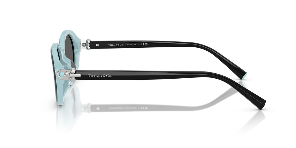 Tiffany 0TF4242D 8055S4 54 Black On Tiffany Blue / Dark Grey