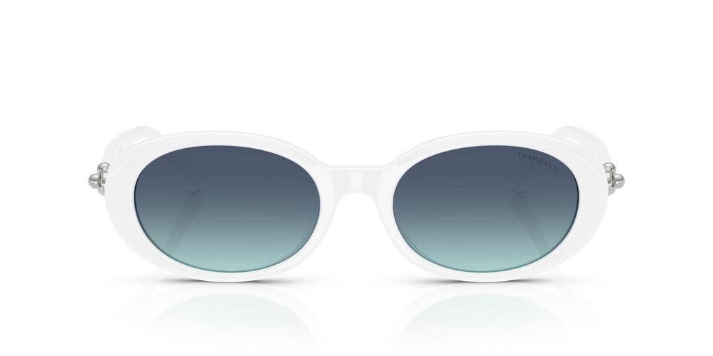 Tiffany 0TF4242D 83929S 54 Bright White / Azure Gradient Blue