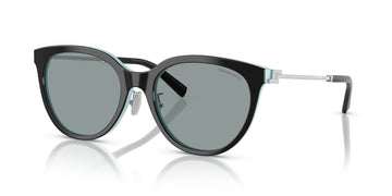 Tiffany 0TF4243D 8055/1 55 Black On Tiffany Blue / Dark Grey