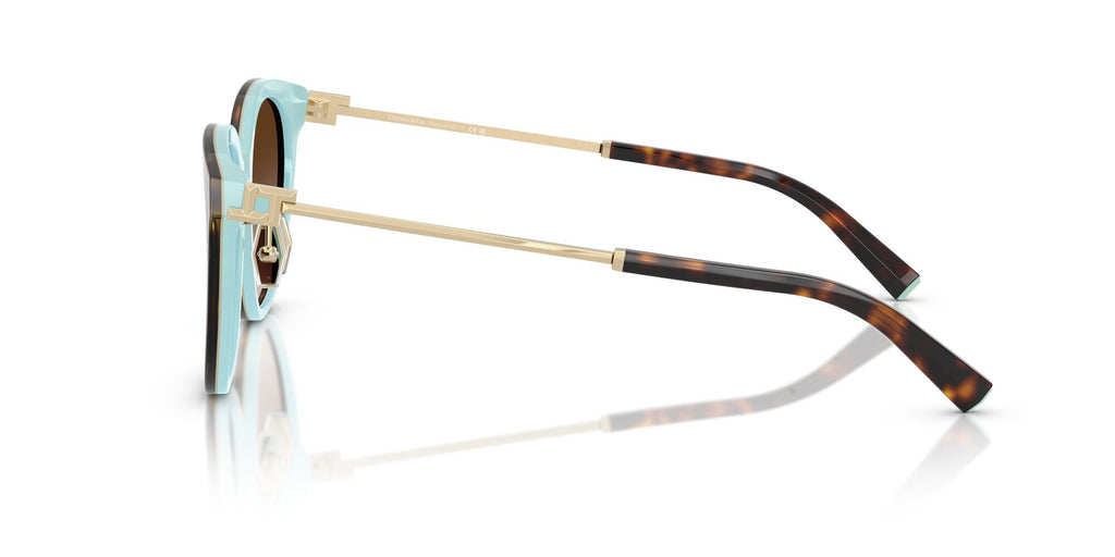 Tiffany 0TF4243D 81343B 55 Havana On Tiffany Blue / Brown Gradient