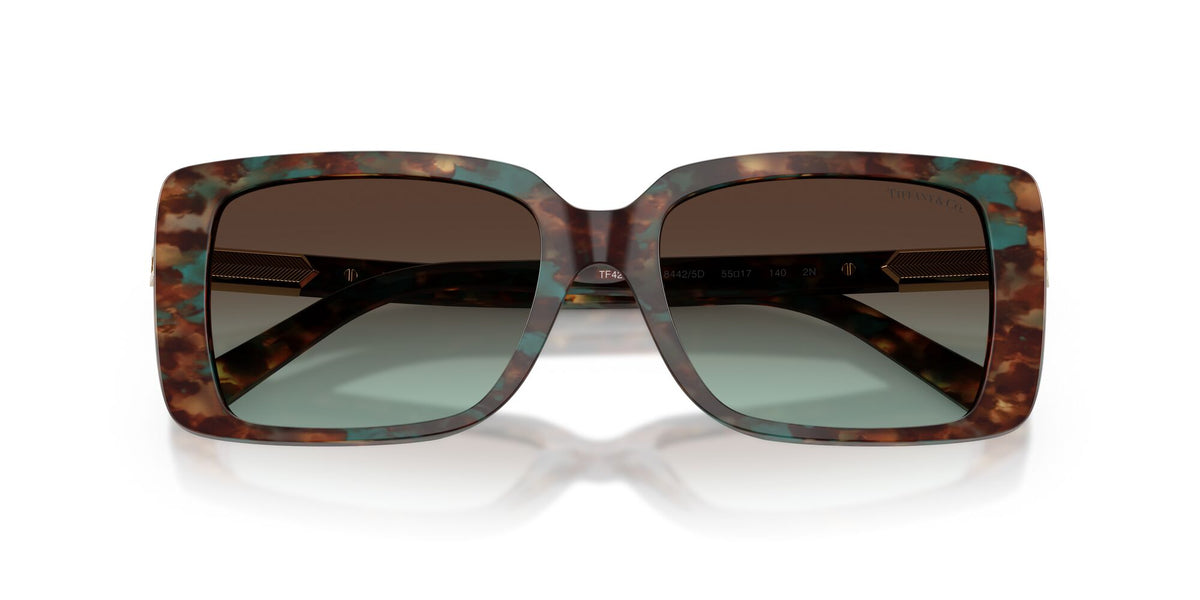Tiffany 0TF4249F 84425D 55 Brown Tiffany Havana/ Azure Gradient Brown