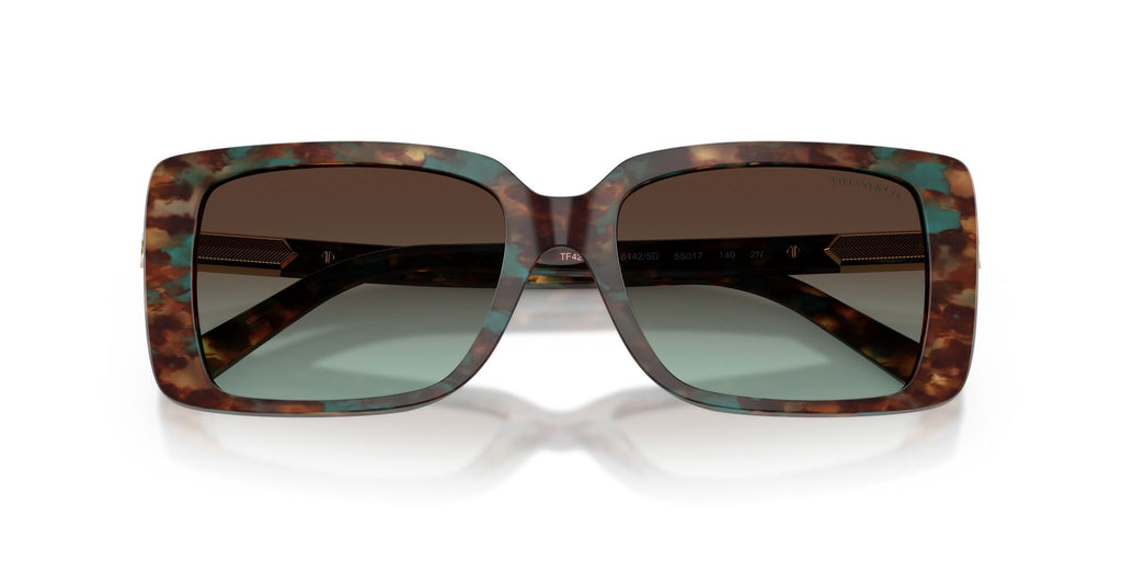 Tiffany 0TF4249F 84425D 55 Brown Tiffany Havana/ Azure Gradient Brown