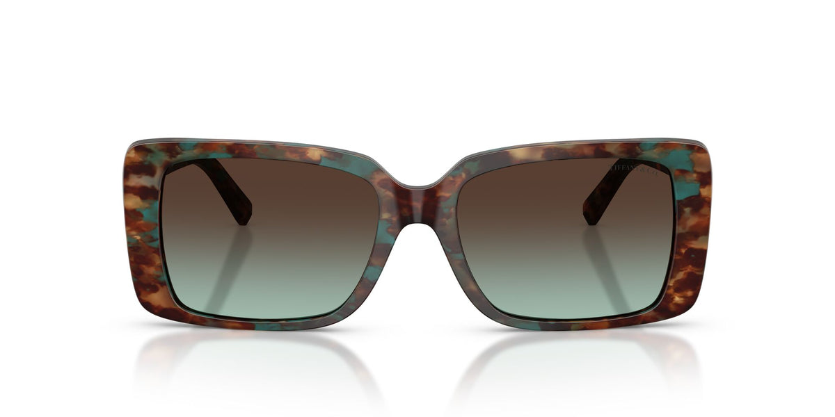Tiffany 0TF4249F 84425D 55 Brown Tiffany Havana/ Azure Gradient Brown
