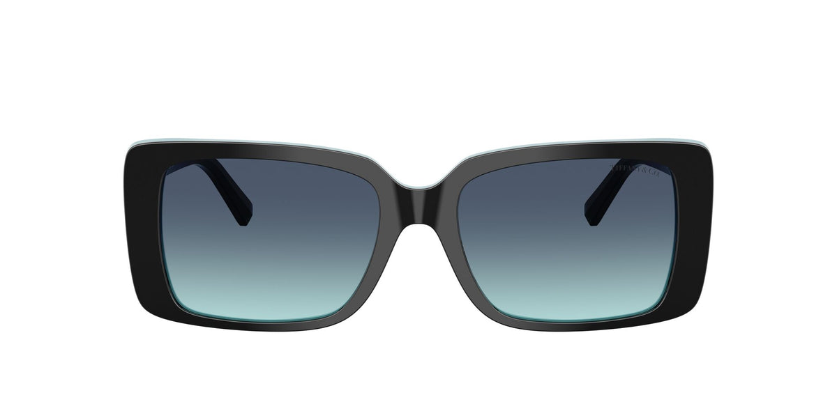 Tiffany 0TF4249 80559S 55 Black On Tiffany Blue/ Azure Gradient Blue