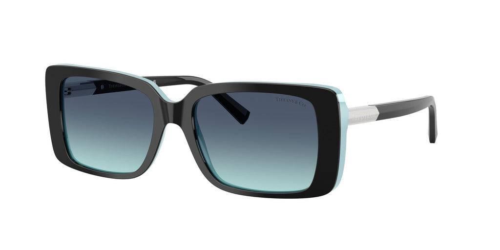 Tiffany 0TF4249 80559S 55 Black On Tiffany Blue/ Azure Gradient Blue