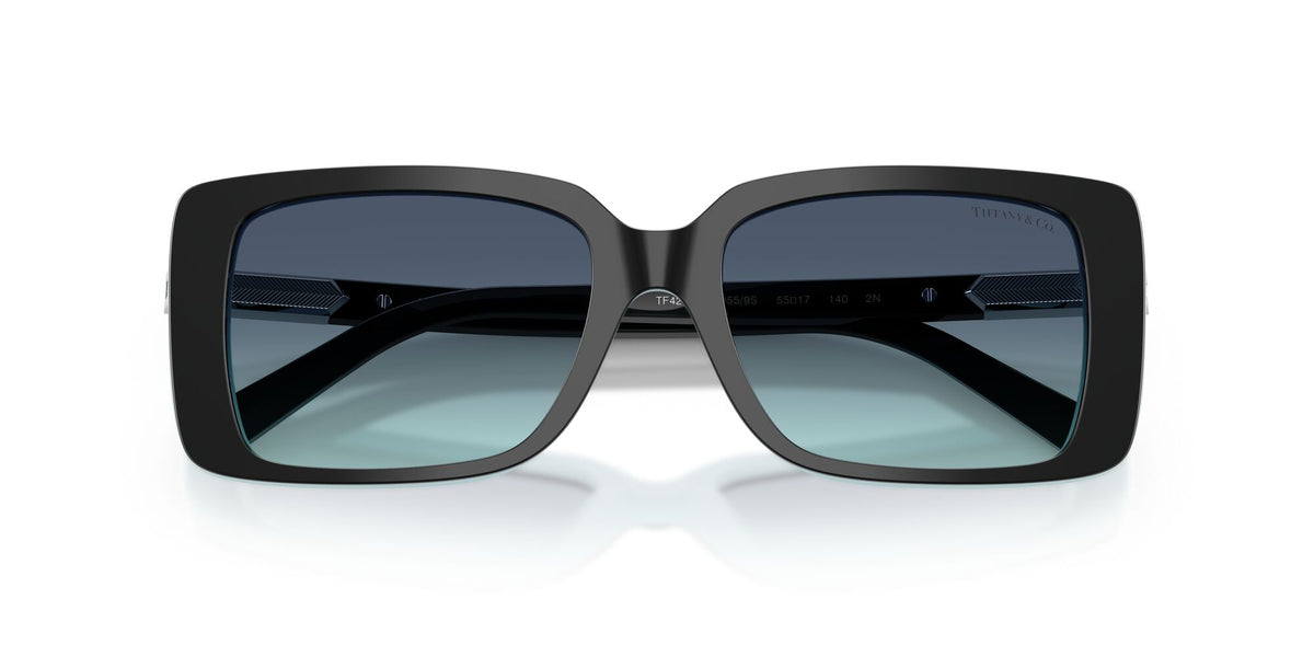 Tiffany 0TF4249 80559S 55 Black On Tiffany Blue/ Azure Gradient Blue