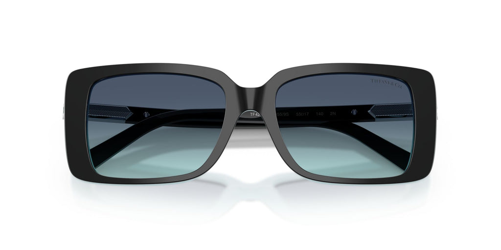 Tiffany 0TF4249 80559S 55 Black On Tiffany Blue/ Azure Gradient Blue