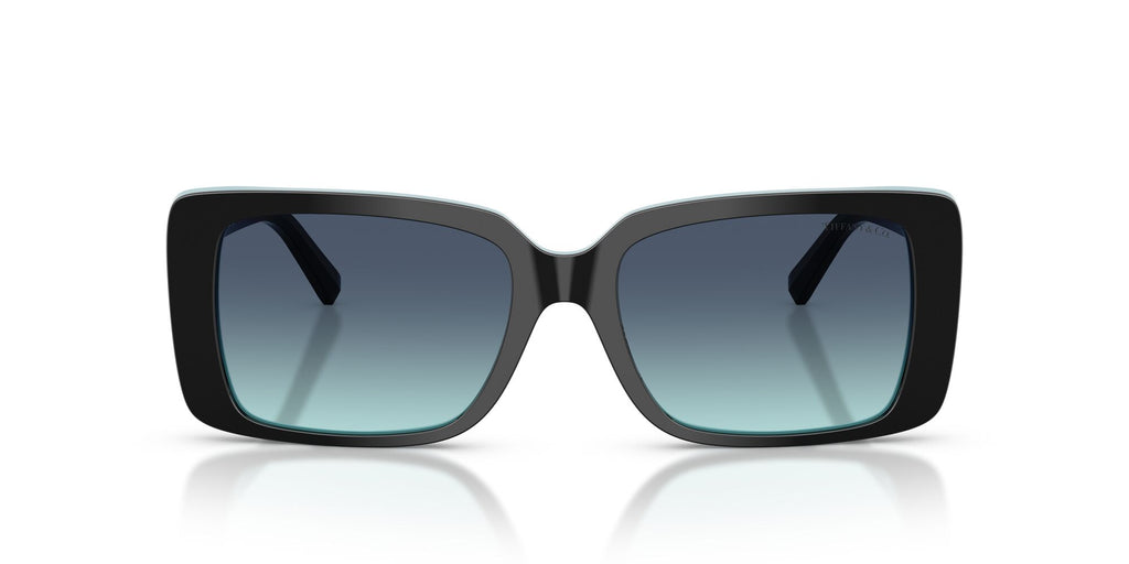 Tiffany 0TF4249 80559S 55 Black On Tiffany Blue/ Azure Gradient Blue