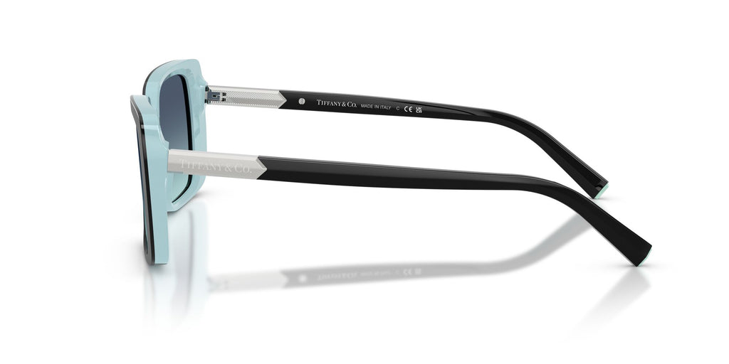 Tiffany 0TF4249 80559S 55 Black On Tiffany Blue/ Azure Gradient Blue