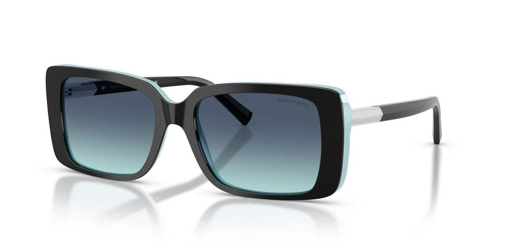 Tiffany 0TF4249 80559S 55 Black On Tiffany Blue/ Azure Gradient Blue