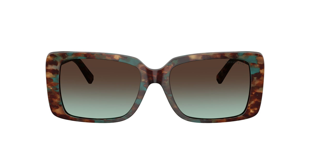 Tiffany 0TF4249 84425D 55 Brown Tiffany Havana/ Azure Gradient Brown