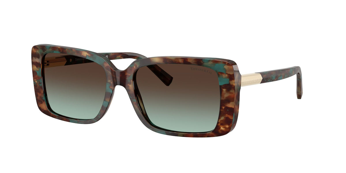 Tiffany 0TF4249 84425D 55 Brown Tiffany Havana/ Azure Gradient Brown