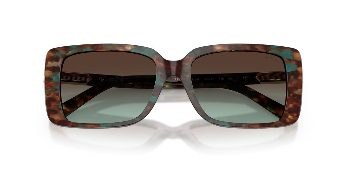 Tiffany 0TF4249 84425D 55 Brown Tiffany Havana/ Azure Gradient Brown