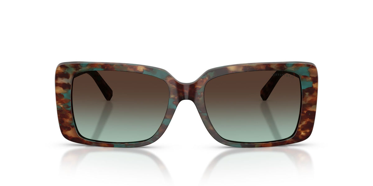Tiffany 0TF4249 84425D 55 Brown Tiffany Havana/ Azure Gradient Brown