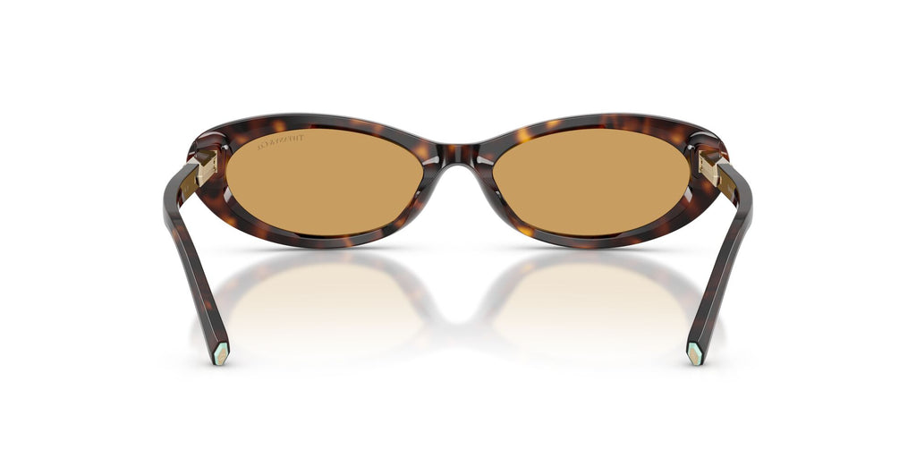 Tiffany 0TF4250 801574 56 Havana/ Light Orange Mirror Silver Internal